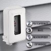 TayMac White 1-Gang Weatherproof In-Use Expandable Electrical Outlet