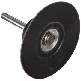Merit Abrasotex Quick-Change Abrasive Disc Holder, Type II, 1/4" Shank, 3" Diameter, 20000 rpm, Grit Medium (Pack of 1)