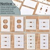 Tondiamo Wall Plate Insulation Gasket Without Adhesive Foam Outlet Insulators