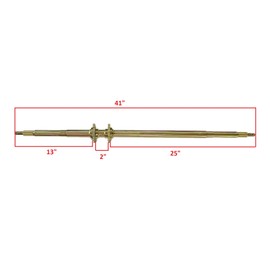 41 IN Rear Axle Bolt for Taotao Arrow 150 200 Tao Tao Targa 150 200 Go-Karts, Lastest Version