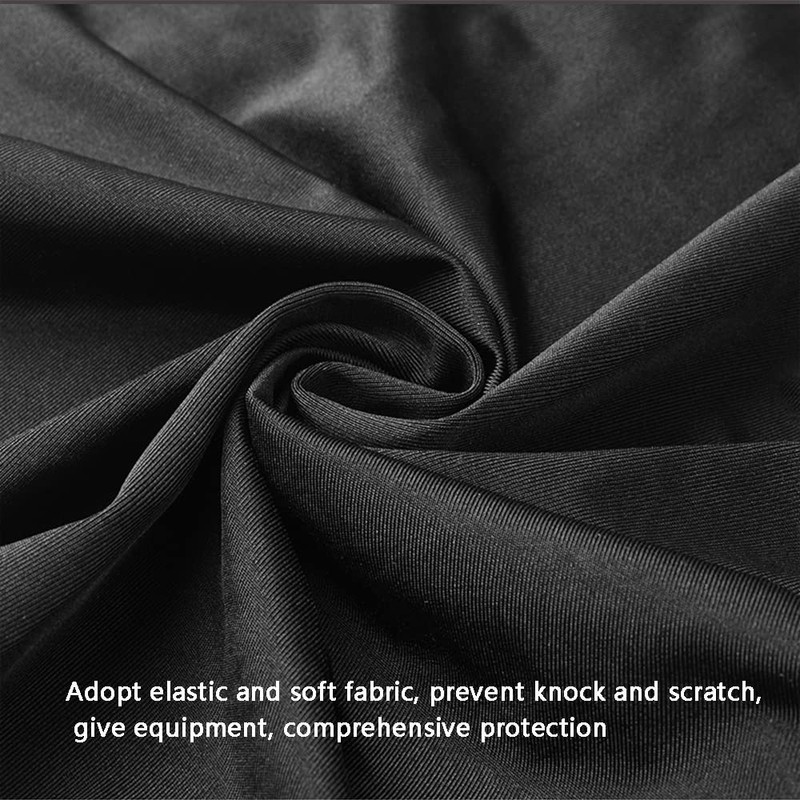 Indoor TV dust cover black, elasticity soft cloth adaptive screen