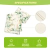 Artoid Mode Beige Greenery Eucalyptus Summer Table Runner, Spring Seasonal
