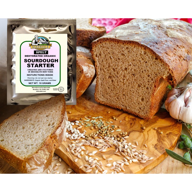 Bakerdale Dehydrated Natural Spelt Sourdough Starter Culture