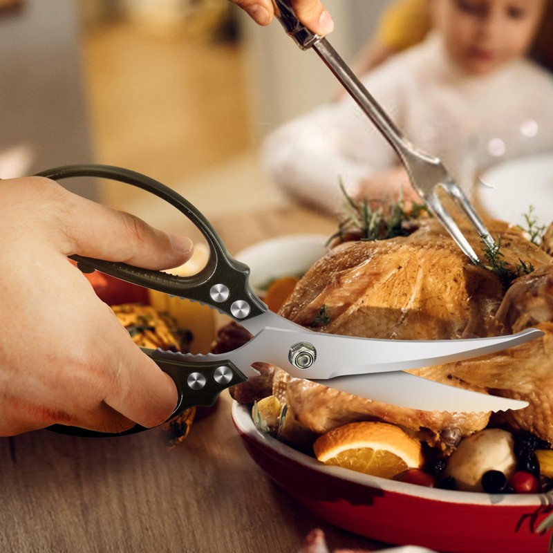 Heavy Duty Poultry Shears,Kitchen Shears,Food Scissors All Purpose for Meat