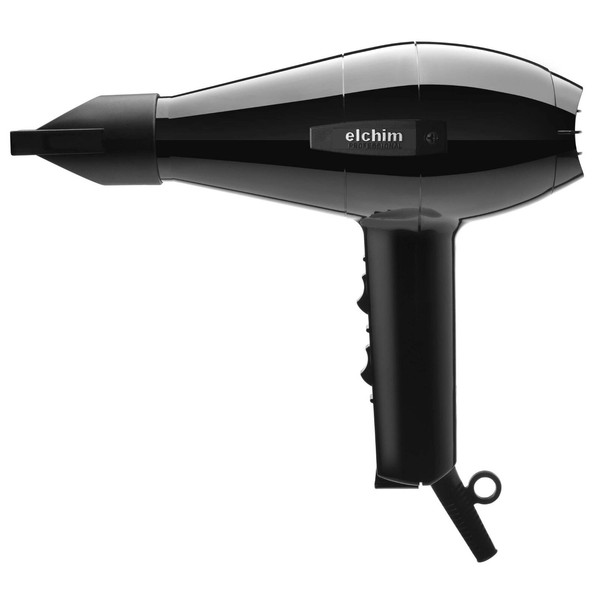 Elchim 2001 Professional Salon Italian Hair Dryer BLACK - High Pressure 1875