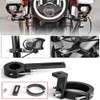 KiBlithemor Motorcycle Headlight Bracket, Pack of 2 38-60 mm Universal