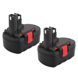 BURGARDEN 18V 4500mAh 2Pack Ni-MH BAT181 Battery for Bosch BAT180 BAT181 BAT025 BAT026 BAT160 BAT189 PSR18 VE-2 GSR VE-2 GSB18 VE-2 13618 22618 23618 1644K 1662B 3860CK