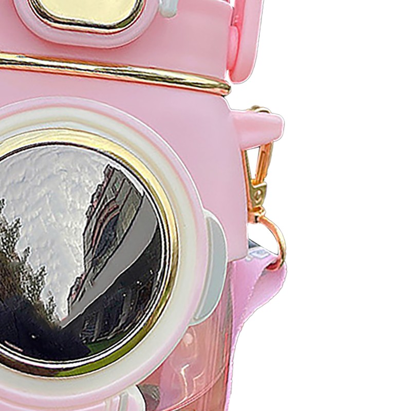 Kids Straw Water Bottle Creative Cute Large Capacity Girls Portable