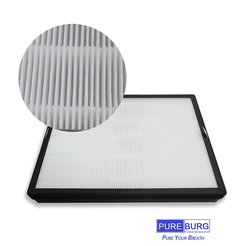 PUREBURG TT-AP007 True HEPA Replacement Filter Compatible with TaoTronics TT-AP007