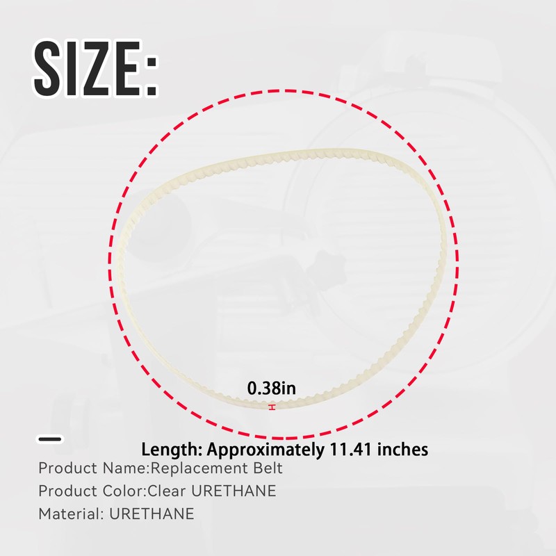 SeDeplacer Replacement Belt(1PCS) Compatible with Cooks 2113/ SENSIO 22014, 83022