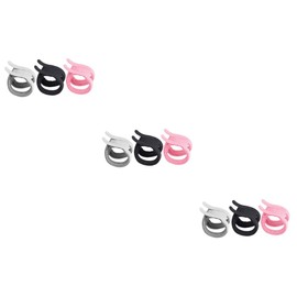 Mipcase 3sets Elastic Wrist Wraps Breathable Sports Wrist Support for Weightlifting Arthritis Fitness Basketball Badminton Gym Wristbands Gray 3pcs*3