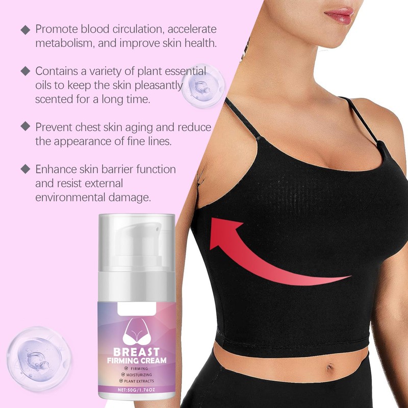 Crema De Cuidado Para El Pecho, Masaje Hidratante Nutritivo Para