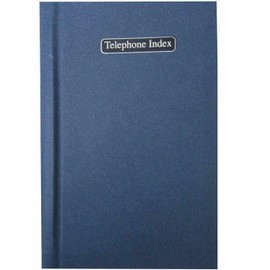 Tallon A-Z Telephone Index Address Book Wire Bound hardback Cover A5 (Assorted Colours)