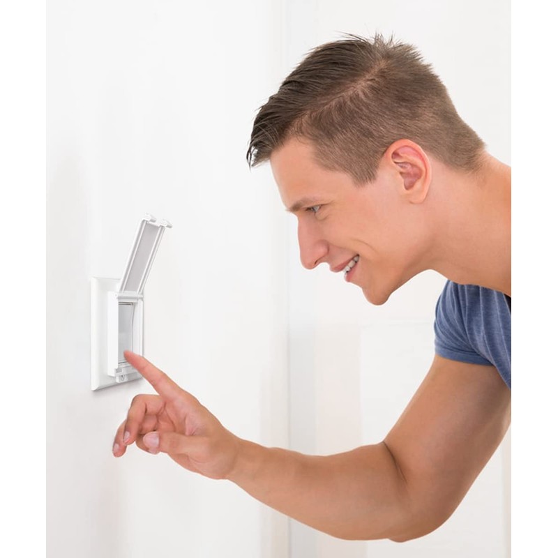 Rocker Light Switch Guard, ILIVABLE Child Proof Switch Plate Cover