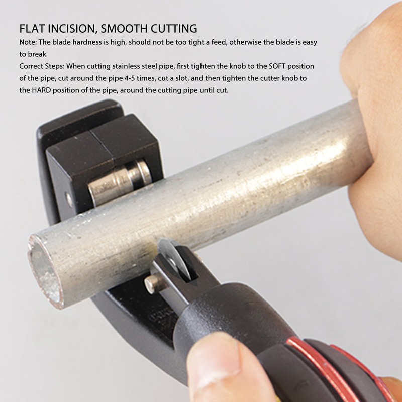 Metal Tube Cutter Ball Bearing Adjustable Pipe Cutting Tool for