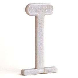 Bullibone Nylon Dog Chew Toy Nylon Bone - Improves Dental Hygiene, Easy to Grip Bottom, and Permeated with Flavor (Bacon, XL - Single)