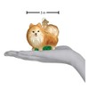Old World Christmas Ornaments Standing Pomeranian Glass Blown Ornaments for