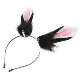 BESPORTBLE Bunny Ear Headband Plush Rabbit Ears Hair Clip for Cosplay Festivals Parties Comfortable Fit for Easter Christmas Daily Wear Costume Accessory