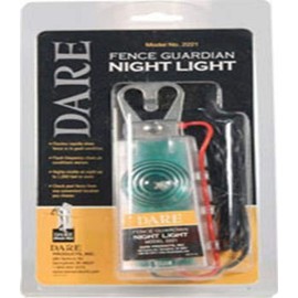 Dare Products 2221 Electric Fence Guardian Night Light, Visibility Upto 1, 000', Bright LED Lights with 2 High Visibility Lenses, Slow Flash If Excess Load, Stops Flash If Below 2, 000V