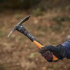 Pickaxe Mattock W/ Shock Absorbing Non-Slip Handle Severing Root Heavy