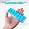 Pill Box 7 Days Small, Pack of 4 Weekly Dispensers