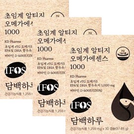 A simple day Simple Day Supercritical Altige Omega 3 1000 1255mg x 30 capsules, 3 boxes, 3 months supply / 담백하루 초임계 알티지 오메가3 1000 1255mg x 30캡슐 3박스 3개월분