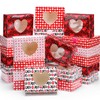 Resholder 100 Pcs Valentine's Day Bakery Cookie Boxes 8 x