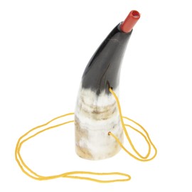 SEWACC Outdoor Viking Horn, Viking Blow Horn Cheering Party Favors Noise Makers Style (Random Color)