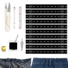 Manordlier Elastic Waist Tightener for Pants with Transparent Resin Buttons