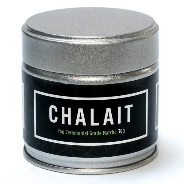 Chalait Matcha - Japanese Matcha Green Tea Powder - For Sipping as Tea - Antioxidants, Energy, Radiation Free, No Additives, Zero Sugar [30g Tin] (Top Grade)