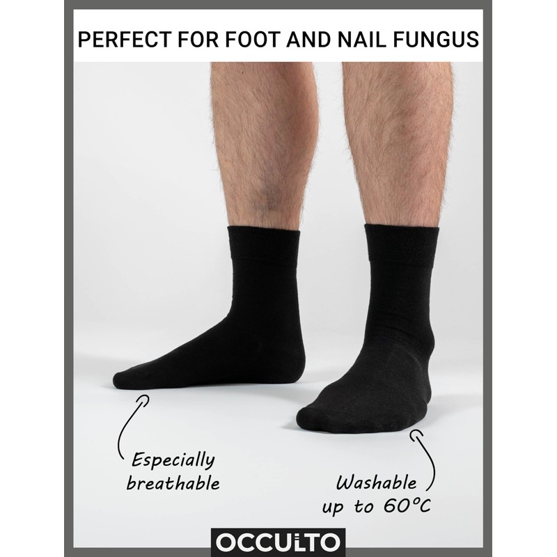 Occulto Men 100% Cotton Socks Pack of 10-20 (Model: Ingo)
