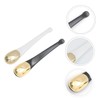 Ipetboom 2Pcs Eye Cream Spoons Metal Makeup Tool for Facial