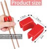 5 Pieces Reusable Chopsticks Helpers , Training Chopsticks Hinges Connector