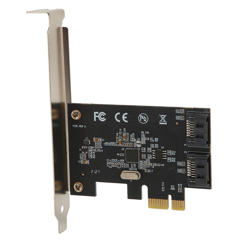 PCIe SATA 3.0 Controller Card 2 Port PCIe to SATA
