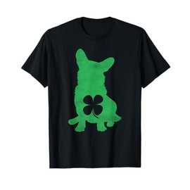 Corgi Dog Shamrock St. Patrick's Day Gift Saint Paddy's T-Shirt for Men Women Kids