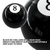 HiSport Black 8 Ball Gear Shift Knob, Round Shifter Knobs