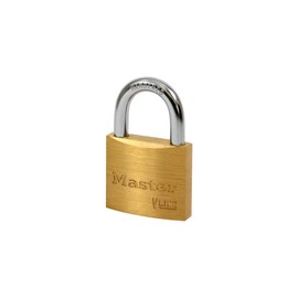 Master Lock 4140EUR Key Padlock with Brass Body, Gold, 6 x 4 x 1,3 cm