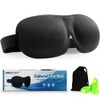 AMAZKER 3D Sleep Mask Contoured & Comfortable Eye Masks and