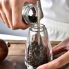 Pepper Grinder Acrylic Ceramic Round Head Multifunctional Pepper Mill Shaker