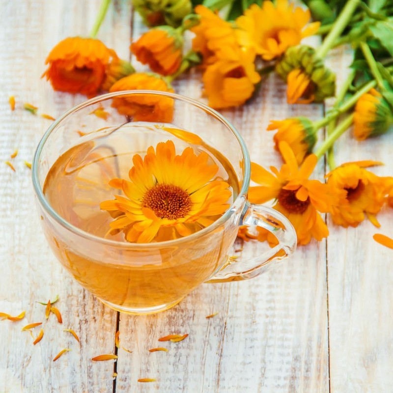 IDDA Herbal Calendula Tea 250g 8.8 oz, Dried Marigold Flowers,