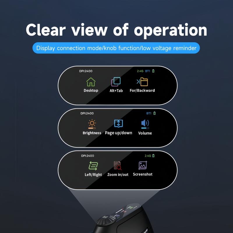 Monster-M2 MAX Version Bluetooth Wireless Mouse Ergonomic Vertical Vertical Mouse