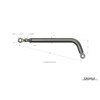 3.5 Bend Lightweight Chrome Moly Adjustable Panhard Bar, 20 In.