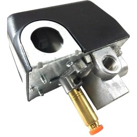 MDR2-EA/11 Pressure Switch with Unloader Valve & On/Off Lever 95-125 PSI, 4-Port Air Compressor Control