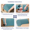 SUBRTEX Stretch Couch Arm Covers Set of 2, Checkered Sofa