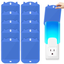 10 Pack Refill Cartridges Kit for Flying Insect Light Trap, Replacement Refills Glue Cards for Essentials Indoor Plug-in Blue Light