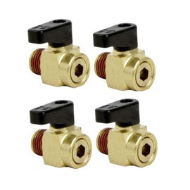 Bostitch OEM N072023 1/4" NPT air Compressor Drain Cock Ball Valve 4P