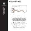 Cambria® Designer Series - Premium 5 foot Custom Double Curtain
