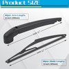 Rear Wiper Arm Blade, Replacement for Fiat 500 2007-2018 -