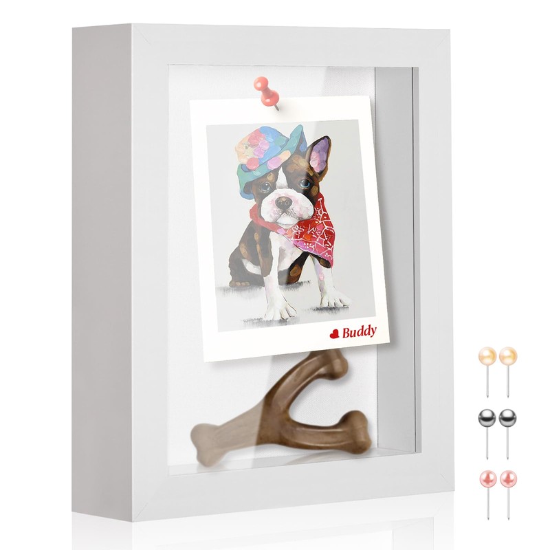 MUXIUNT 5x7 Shadow Box Picture Frame Display Case with Soft