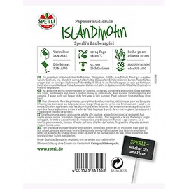 Sperli Flower Seeds Icelandic Poppy Magic Game, Green